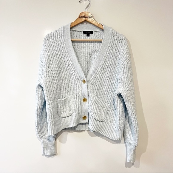 J. Crew Cropped Patch Pocket Beach Cardigan - Picture 12 of 12